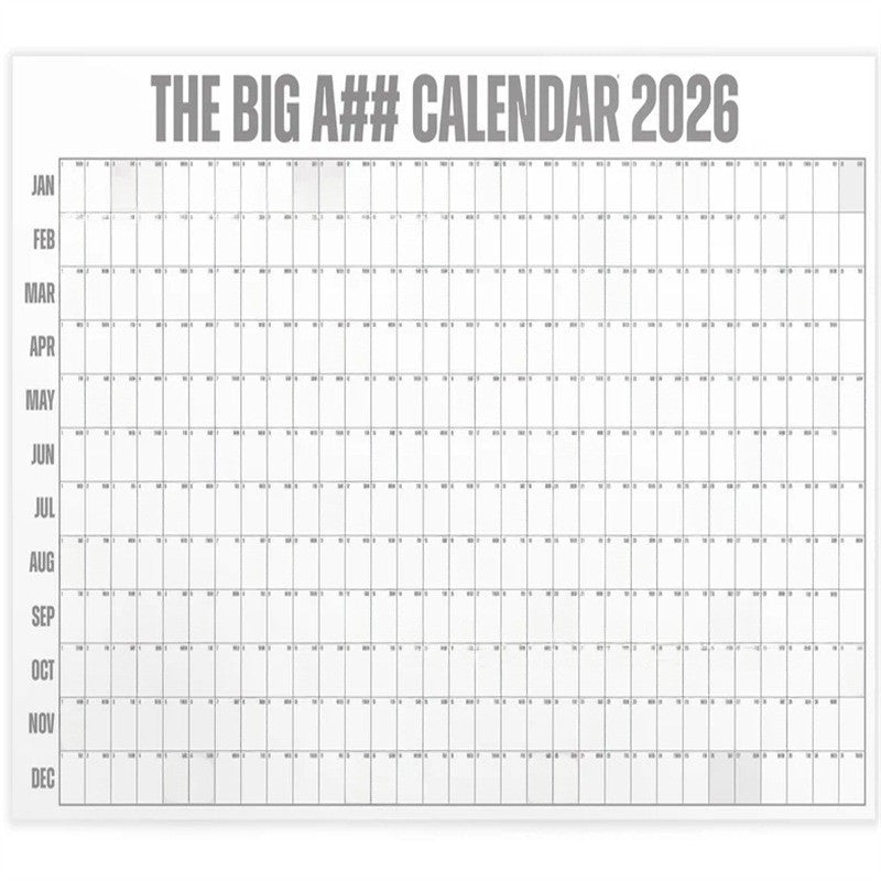 The Big A## 2026 Annual Calendar