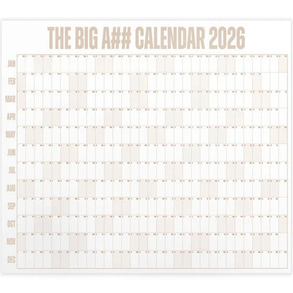 The Big A## 2026 Annual Calendar